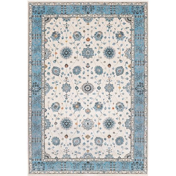 防炎 ラグマット/絨毯 【約200×290cm アイボリー】 ホットカーペット対応 ウィルトン ラグナ プレーベル 17202/IVO【代引不可】|インテリア生活雑貨の店ポライト