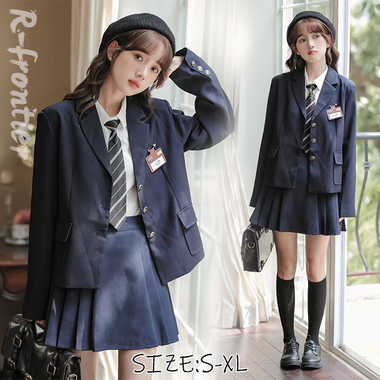 楽天市場】韓国 制服 レディースファッション 2色 セットアップ