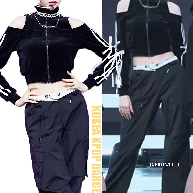 楽天市場】k-pop 衣装 黒 ダンス衣装 セットアップ 大人 セットアップ