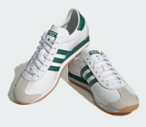 【SALE】【adidas】IF2856 COUNTRY OG WHITE/GREEN アディダス カントリー 白いこと/緑であること レディース メンズ スニーカー 置き目とり捨てる シューズ 成年者靴