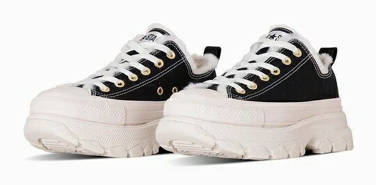【SALE】【CONVERSE】1SE255 ALL STAR (R) TREKWAVE BOA OX BLACK コンバース オールスター (R) トレックウエーブ ボア ブラック スニーカー オールスター メンズ レディース ローカット 厚底