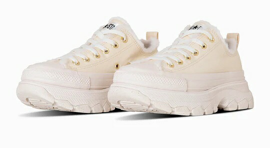 【SALE】【CONVERSE】1SE256 ALL STAR (R) TREKWAVE BOA OX CREAM コンバース オールスター (R) トレックウエーブ ボア クリーム スニーカー オールスター メンズ レディース ローカット 厚底