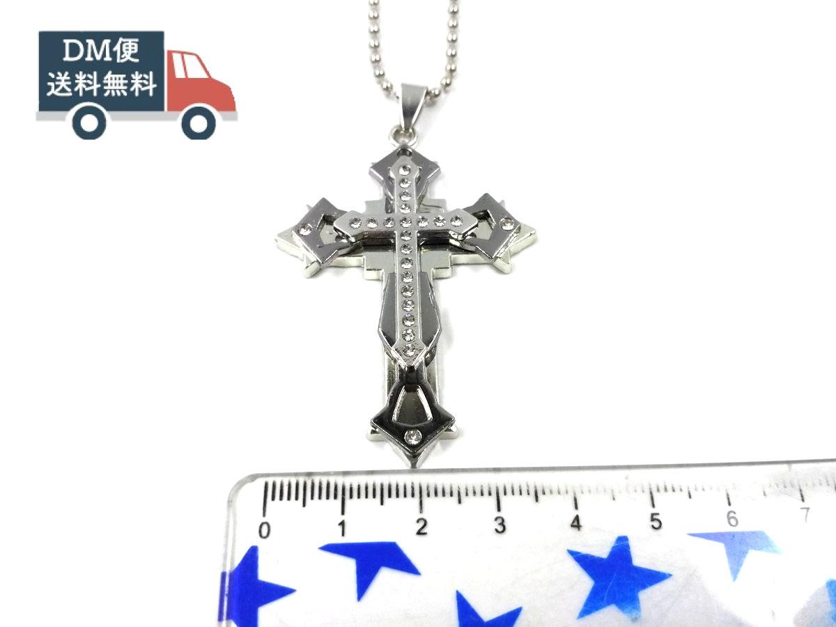 楽天市場】青 十字架 ブルー クリスタル クロス ネックレス