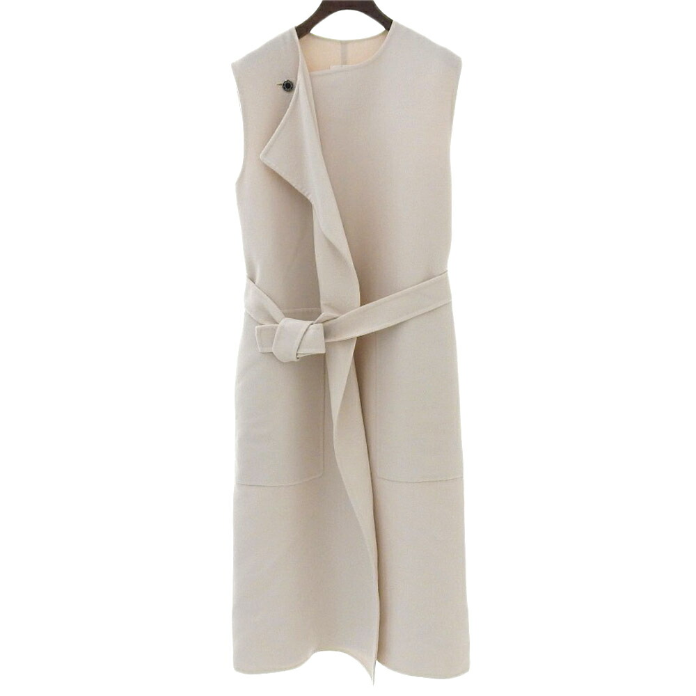 楽天市場】HERMES エルメス ジレ ロング ベルト付 レディース #36