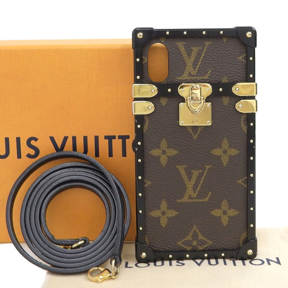 楽天市場 本物保証 箱 布袋付 ルイヴィトン Louis Vuitton モノグラム アイトランク スマホケース Iphonex Iphone10 M 中古 高島屋質店 創業70年老舗質屋