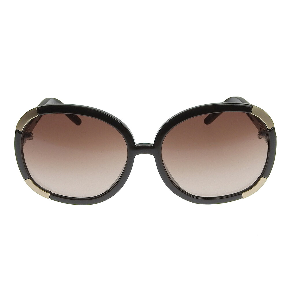 【本物保証】 箱・保付 美品 クロエ CHLOE サングラス ブラウングラデーション 茶 CL2119C04 【中古】