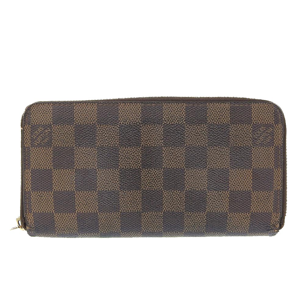 Louis Vuitton ヴィトン　ダミエ・エベヌ 二つ折り財布　長財布 N60393】 LOUIS VUITTON ルイヴィトン ダミエ・エベヌ 長財布