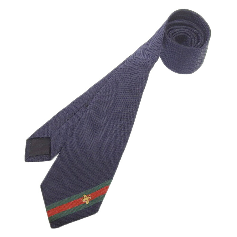 ✨未使用タグ付✨GUCCI 現行モデル　蜂シェリーライン　ネクタイ 極美品 GUCCI 現行タグ ネクタイ GG柄 シェリーライン 蜂 ハニー