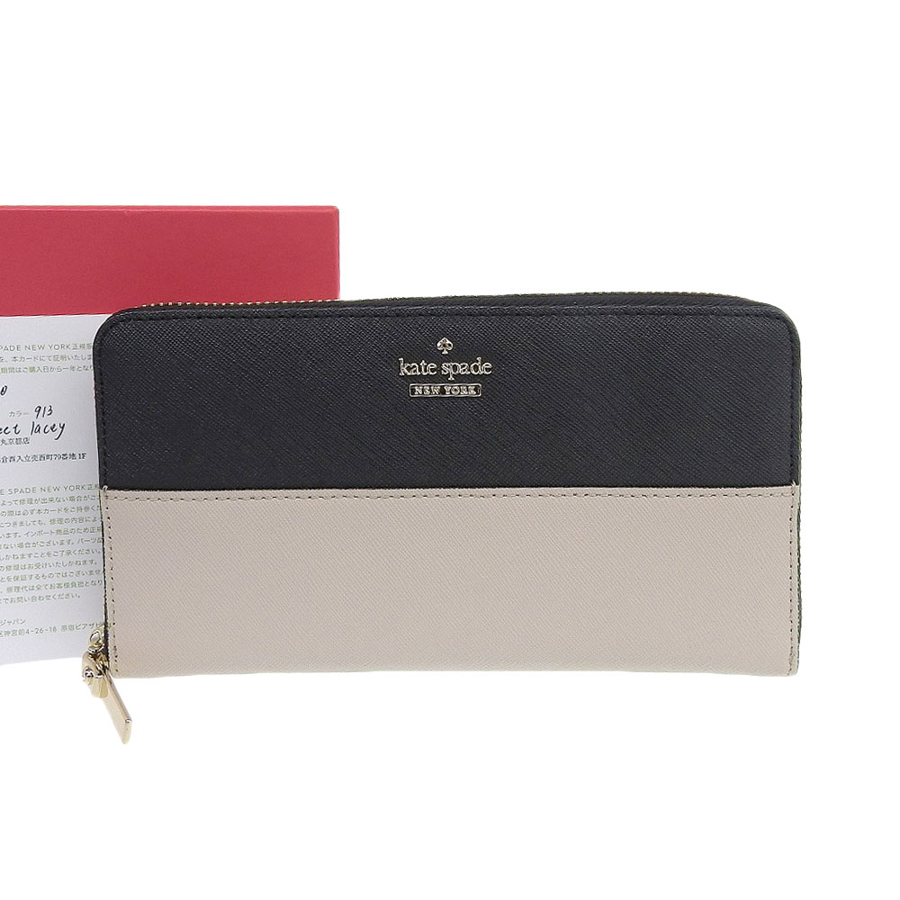 【新品未使用】Kate spade 長財布 ブラック ホワイト バイカラー 楽天市場】【未使用品】【財布】kate spade ケイトスペード