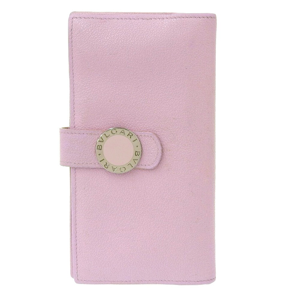 楽天ランキング1位 本物保証 ブルガリ Bvlgari ロゴ ホック付 長財布 レザー ピンク 中古 ポイント2倍 高島屋質店 創業70年老舗質屋 第1位獲得 Ozonolifeperu Com