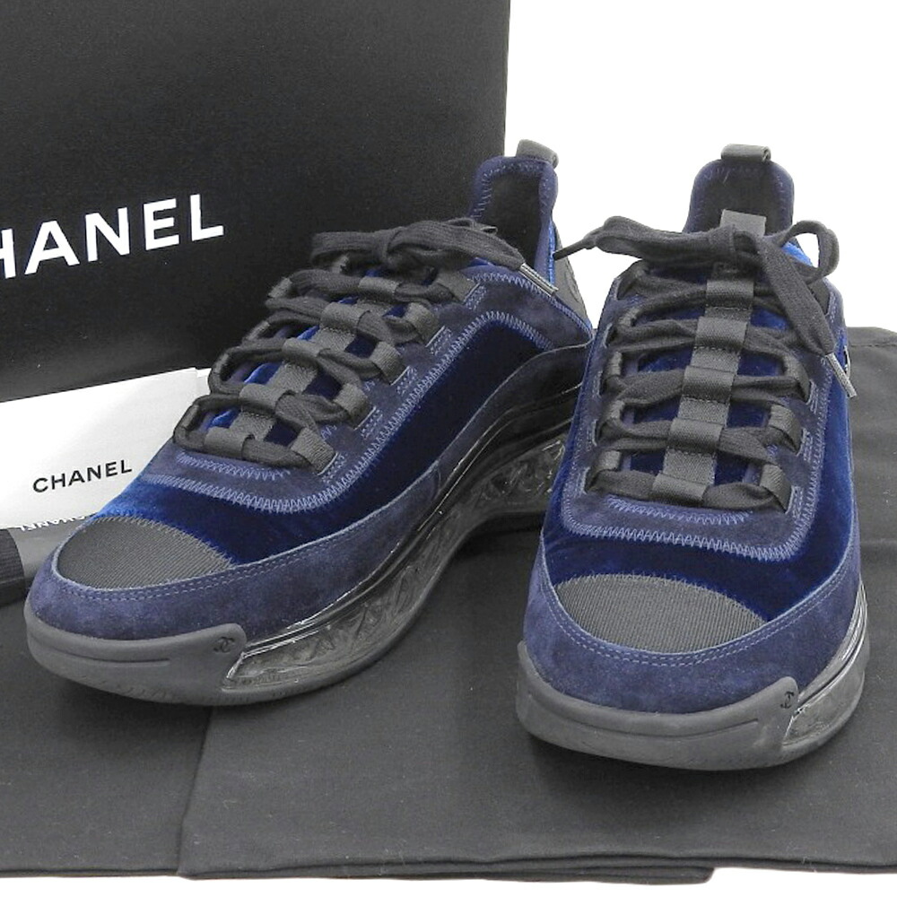 楽天市場】【シャネル】Chanel キャンバス ココマーク ローカット