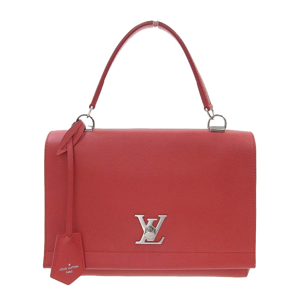 【8/1 P2倍】【本物保証】 美品 ルイヴィトン LOUIS VUITTON ロックミー2 ハンドバッグ カーフレザー ルビー 赤 M50363 【中古】|高島屋質店【創業73年老舗質屋】