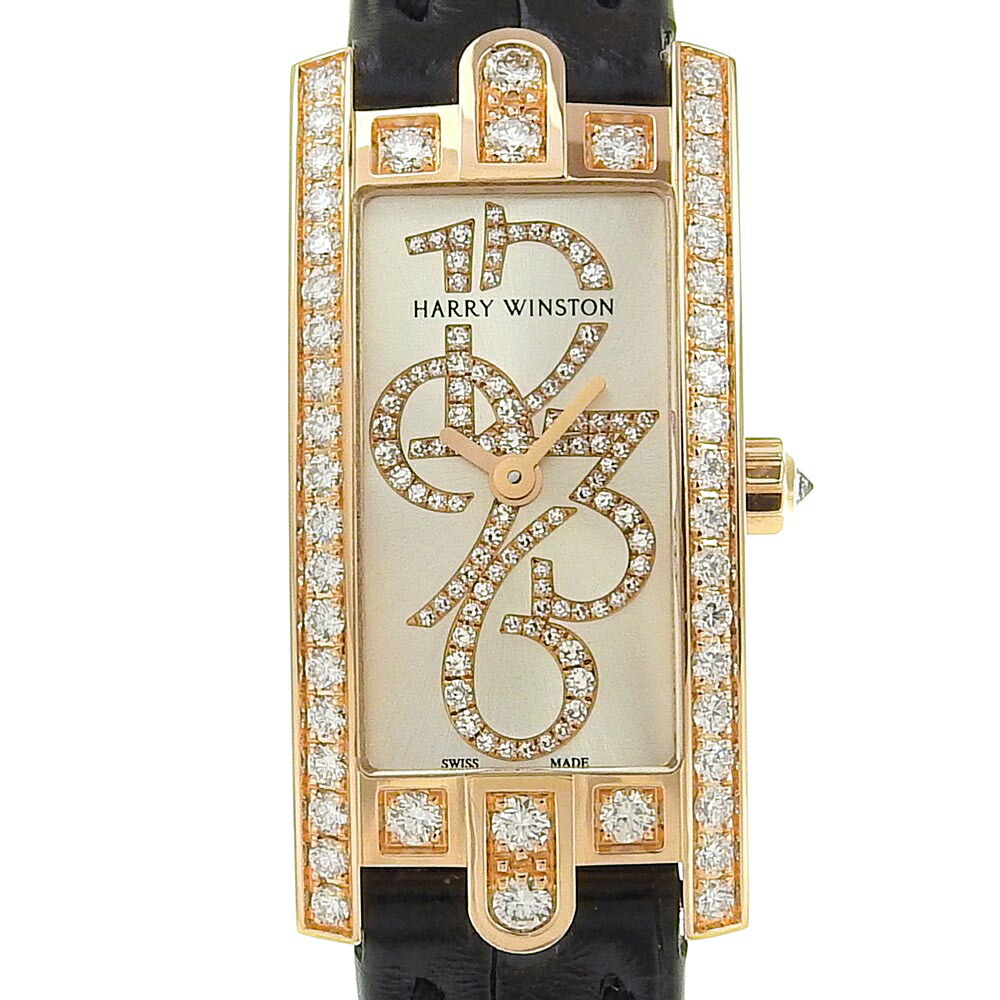 【本物保証】 新品同様 ハリーウィンストン HARRY WINSTON アヴェニュー C ミニ AVCQHM16 シルバー文字盤 文字盤/ベゼルダイヤ クォーツ 【中古】｜高島屋質店【創業73年老舗質屋】