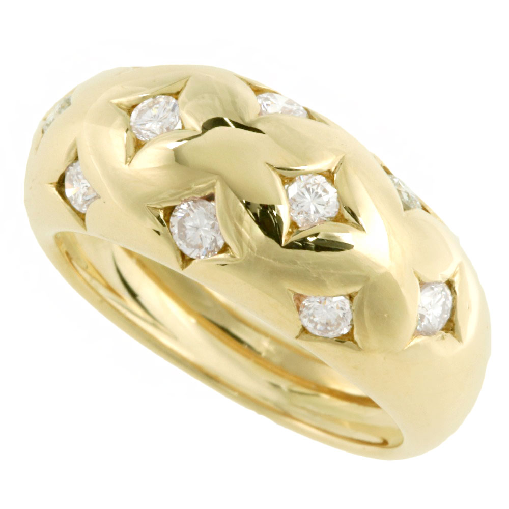 【本物保証】 新品同様 リング 指輪 K18YG メレダイヤモンド 0.56ct ひし形 11.5号 ノーブランド No brand 【中古】｜高島屋質店【創業73年老舗質屋】