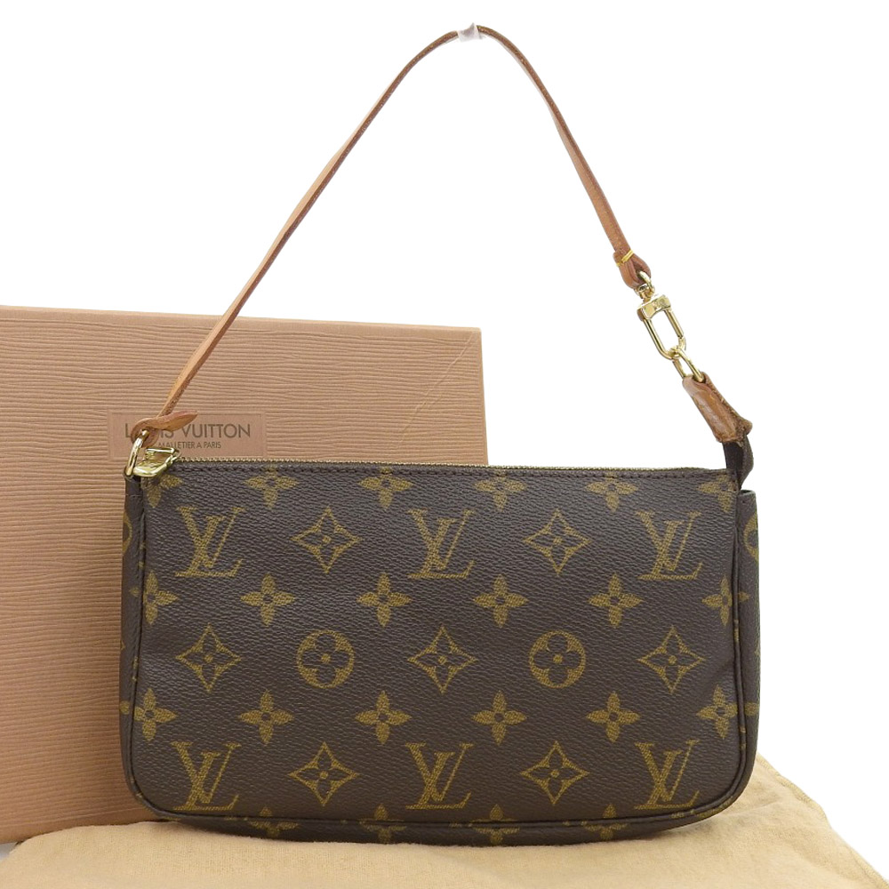 楽天市場】【本物保証】 ルイヴィトン LOUIS VUITTON モノグラム ポシェットアクセソワール アクセサリーポーチ M51980 【中古】 :  高島屋質店【創業70年老舗質屋】