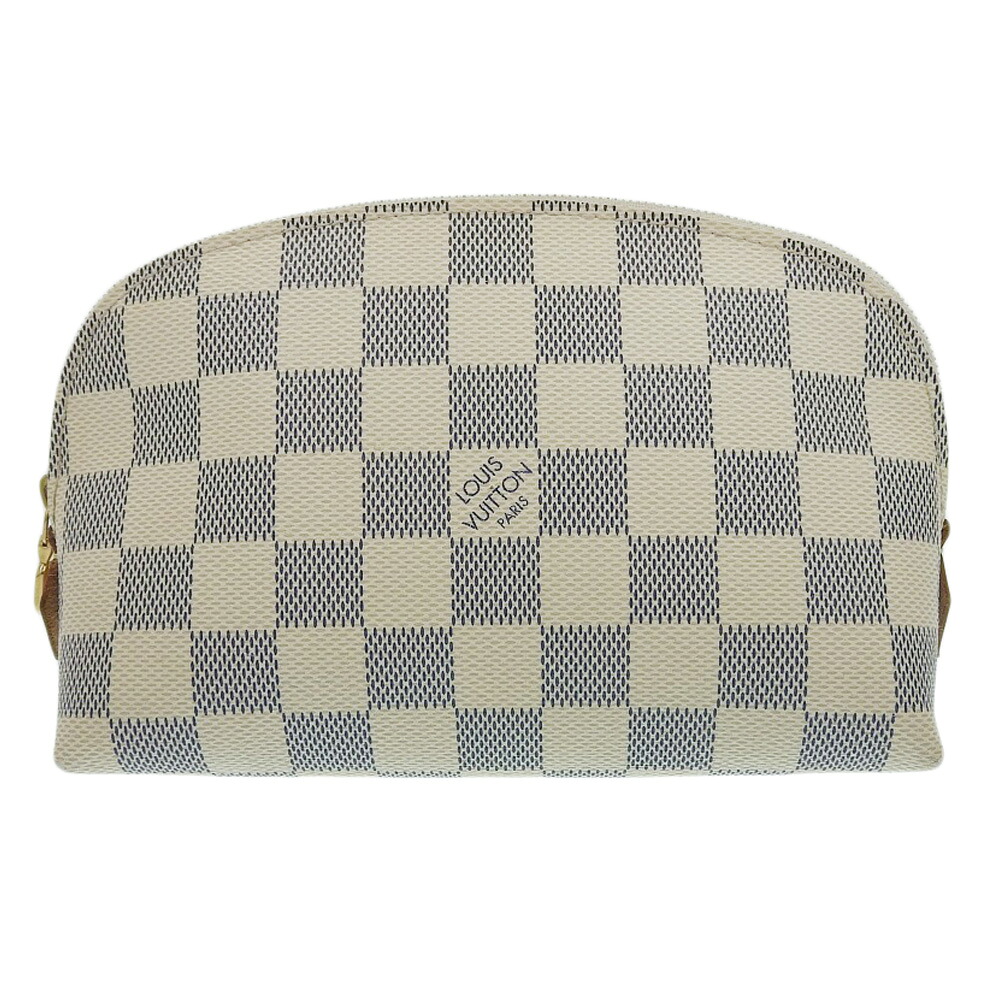 【本物保証】 ルイヴィトン LOUIS VUITTON ダミエ アズール ポシェット コスメティック N60024 ポーチ 化粧ポーチ 【中古】