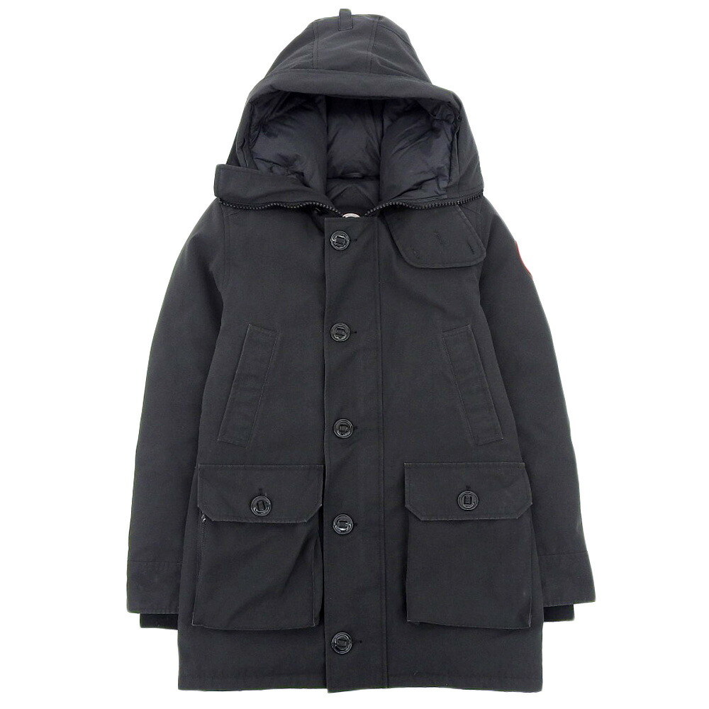 【本物保証】 超美品 カナダグース CANADA GOOSE フード付 ダウンジャケット 2300JM XS メンズ アウター ポリエステル ブラック 【中古】