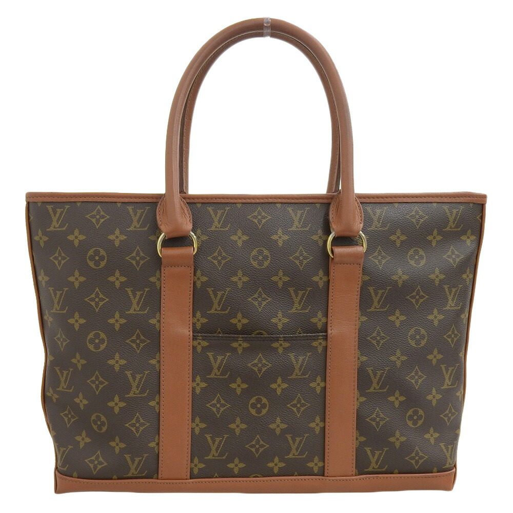 【LOUIS VUITTON】トートバッグ　サックショッピング　モノグラム ▽♪ルイ・ヴィトン モノグラム サックショッピング トートバッグ