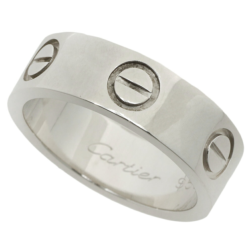 Cartier ラブリングスモールモデル　K18WG 楽天市場】【本物保証】 新品同様 カルティエ CARTIER ラブリング 指輪