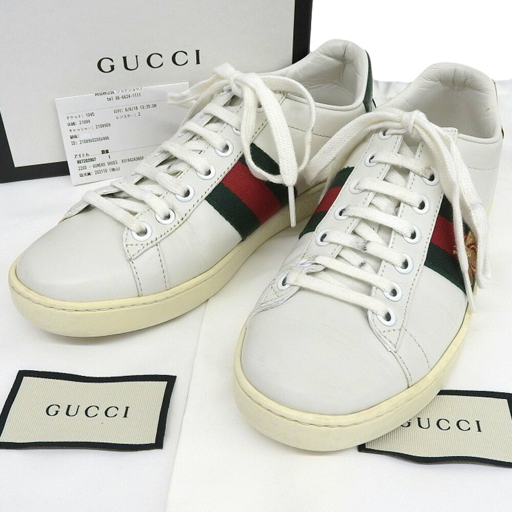 楽天市場】GUCCI グッチ 【美品】431920 エース パイナップルx