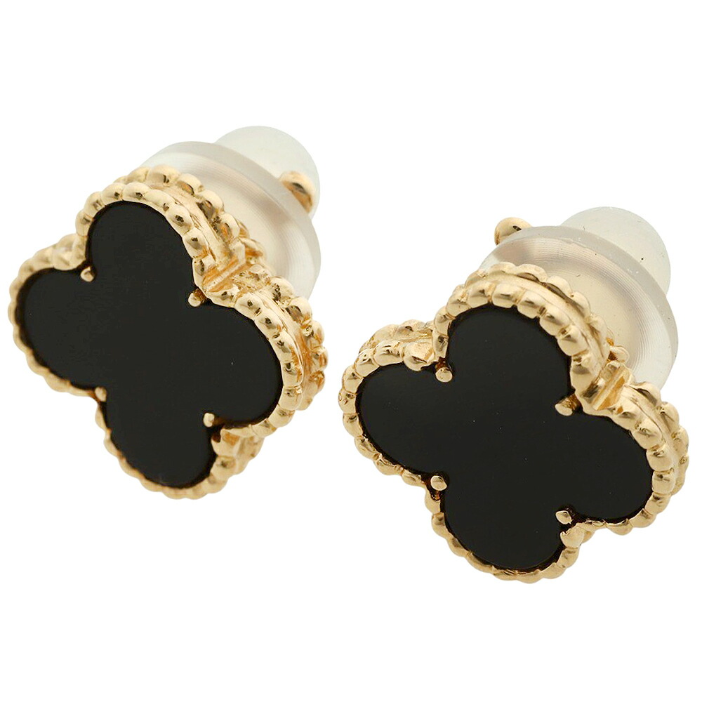 超人気!【Van Cleef & Arpels】ヴィンテージアルハンブラ ピアス 入手困難】Van Cleef & Arpels(ヴァン クリーフアンドアーペル