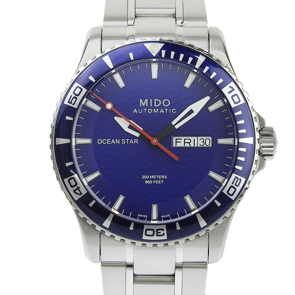MIDO オーシャンスター　自動巻き グリーン 文字盤 メンズ 腕時計 Amazon.co.jp: [ミドー] メンズ ダイバーズウォッチ 200m防水 80
