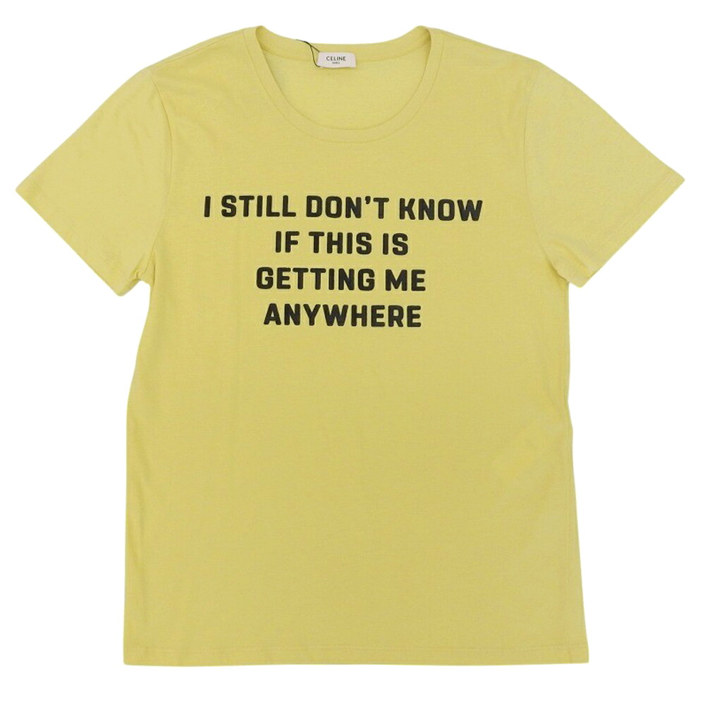 【本物保証】 超美品 セリーヌ×デイヴィッド クラマー CELINE×DAVID KRAMER Flockd Cotton Tee 2X309691l M メンズ Tシャツ コットン 【中古】