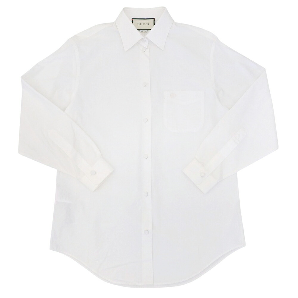 楽天市場】グッチ GGキャンバス シャツ 38 長袖 GG レディース