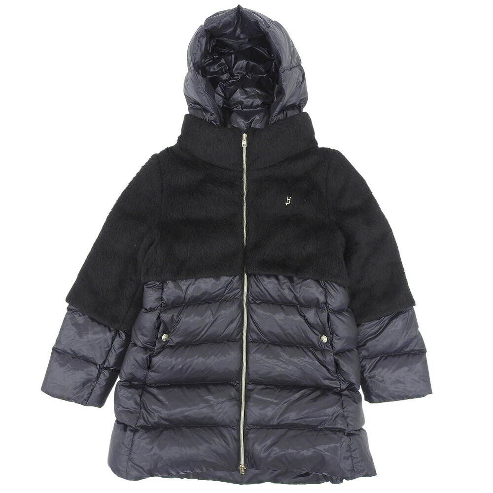 【本物保証】 希少 レア 超美品 ヘルノ HERNO ダウンコート PI0122G 12017 9300 10A レディース ダウンジャケット ナイロン 黒 【中古】|高島屋質店【創業73年老舗質屋】