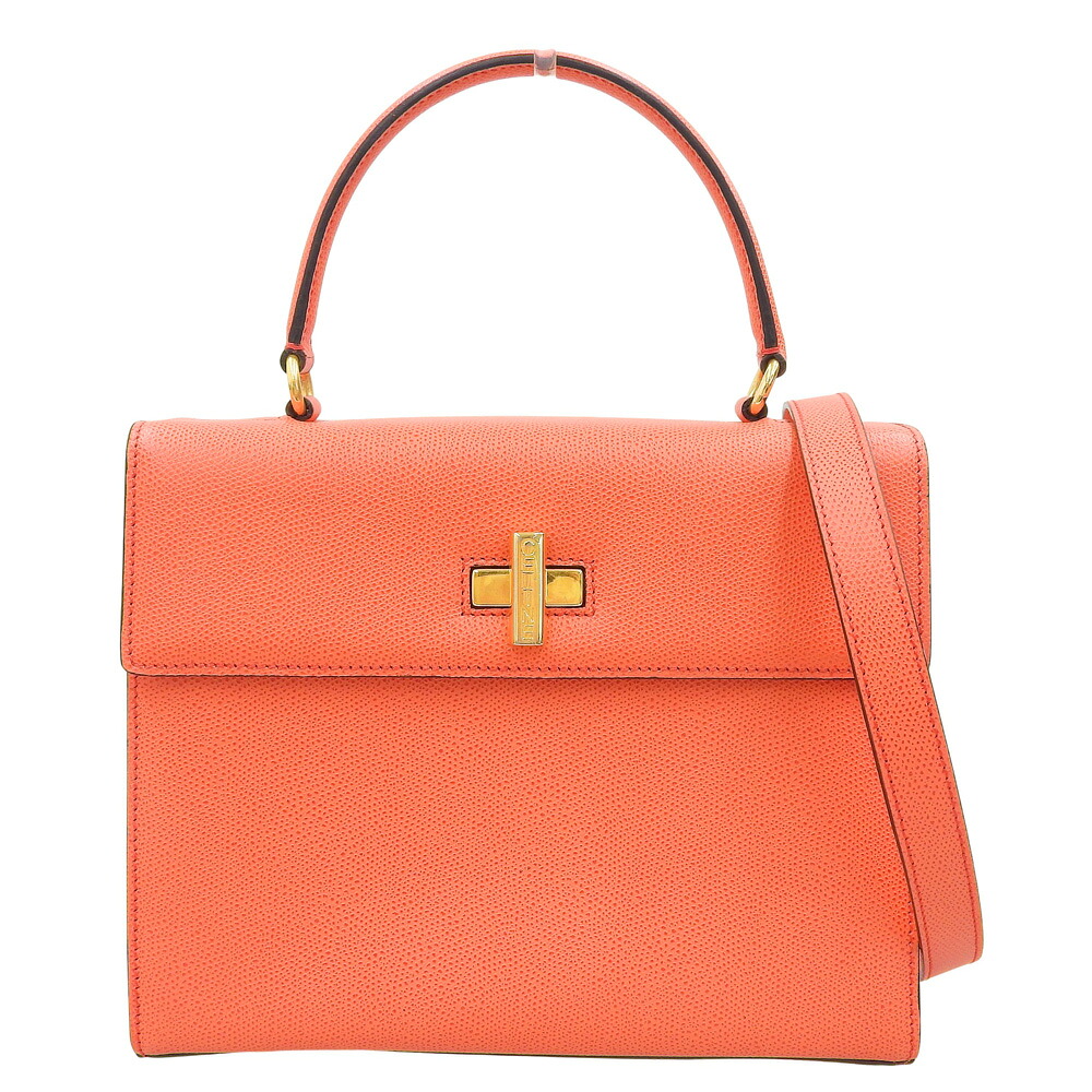 【本物保証】 セリーヌ CELINE フォーマル 2WAYバッグ バッグ レザー サーモンピンク ヴィンテージ 【中古】｜高島屋質店【創業73年老舗質屋】