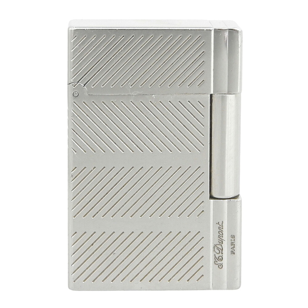 【本物保証】 エス テー デュポン S.T.DUPONT ギャッツビー ヘリンボーン ガスライター シルバー 【中古】｜高島屋質店【創業73年老舗質屋】