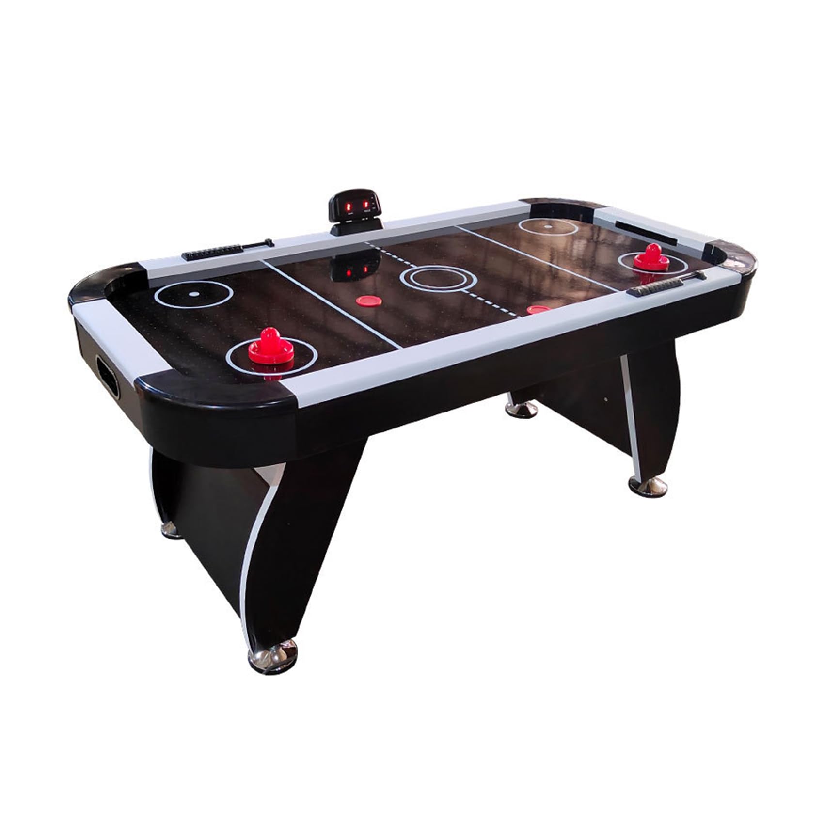 エアホッケー ホッケーゲーム テーブルー アイスーテーブル 屋内娯楽ゲーム 贅沢 アイス ー ボード 2人対戦 大人用 子供用 家庭用 オフィス用 パーティー｜角田ショップ