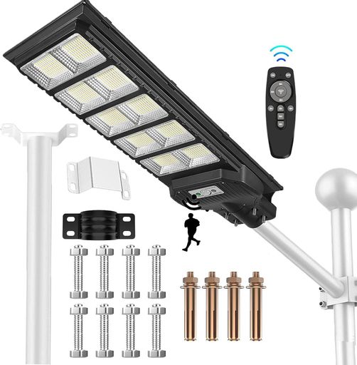 【2025耐久性耳あたらしい膨れ上がる評点・55000lm】LEDソーラー街燈野天1000w外灯IP67雨合羽感知器ともし火人感感知器光感知器防犯至適led街燈野天ともし火夜半自動小銃点灯6V/40000mAH極点/壁に取り… その他-アウトドア