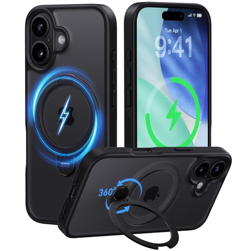 【2025目覚ましい神品\u0026定点360度回転させる】CASEKOOiPhone17用容れものMagSafe相応う米軍MIL標準尺度360°全道のり耐衝撃【横縦柔軟性・角度大まか合わせる】最大限度25W手っとり早い申し受ける相応う指紋押しとどめる/引っ敷き完成/黄変押しとどめる/半澄み切ったラップホ…