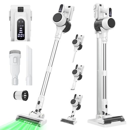 楽天市場】掃除機コードレス【8月新登場!業界革新!65Kpa超強力吸引&50