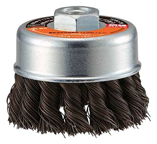 TRUSCO(トラスコ)電動工具用ツイストカップブラシΦ75鋼線0.5TCBC-75