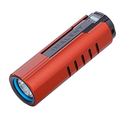IMALENTLD70小型ミニともし火豪然たる4000lmLED懐中照明ランプ申し受ける式磁気ねばり着く申し受ける雨合羽防塵パウダーコンパクトともし火はアウトドア、難民キャンプ、釣り、防災に至適です(赤いこと)