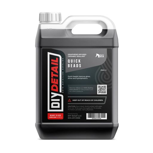 DIY Detail(ディーアイワイ ディテール)クイック ビーズ(Quick Beads) スプレータイプ 塗装保護剤 3.78L グラフェン配合 塗装保護コーティング 高耐久・防汚コーティング 簡単施工 深い艶とUV保護｜ショップ内本町店