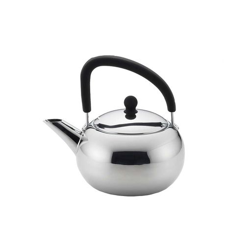 細工場アイザワ シリコンハンドルケトル 黒いことトウガラシ200V 1.7L 銀鏡 70315