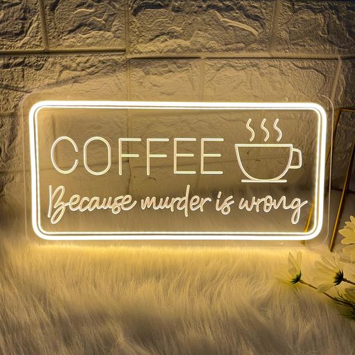 ネオンサインコーヒーネオンcoffeeネオンライト調光可能アクリル板壁掛けナイトランプ発光看板スイッチ付き省エネホームコーヒー装飾ライトビジネスギフト