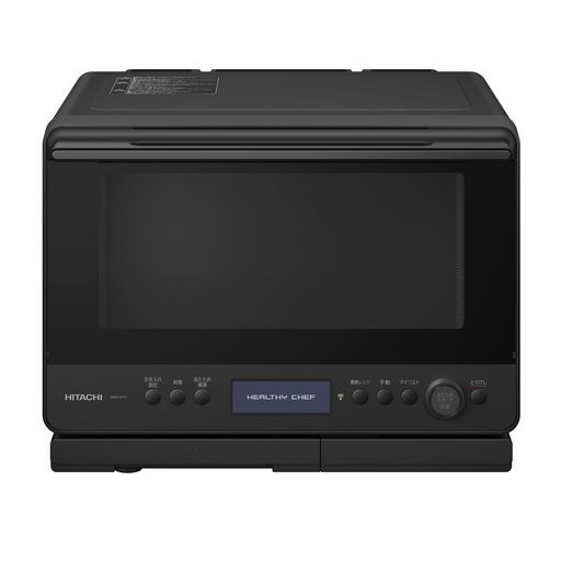 日立過熱水蒸気オーブンレンジ大容量30LMRO-W1CKフロストブラック保証1年お手入れ簡単ピッタリ設置熱風コンベクション2段式Wスキャンワイドオーブンヘルシーシェフ