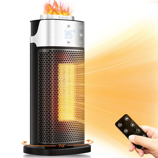 楽天市場】12時間タ 電気ストーブ 電気ファンヒーター 】セラミック