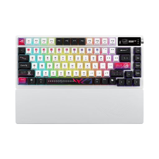 ASUSゲーミングキーボード/ROGAzothX/75%カスタム/熱っぽい取り換える相応うROG