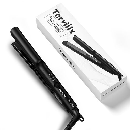 楽天市場】Terviiixヘアアイロンミニ15mm持ち運びミニストレート