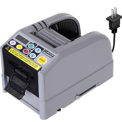 電動テープカッターマスキングテープカッター自動テープカッターテープディスペンサーオートテープカッター業務用大巻/小巻両用テープ長さ設定可能コンパクト設計物流保管梱包用工…