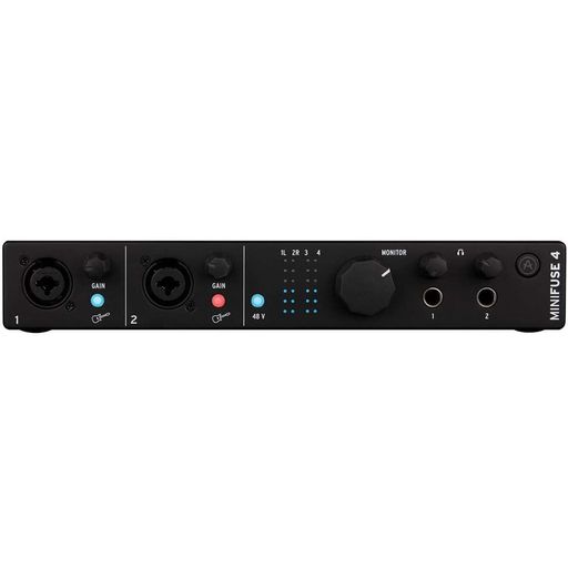 ARTURIAアートリア音楽制作ソフト付属4イン4アウトオーディオ&MIDIインターフェイスMiniFuse4ブラック 27,495円