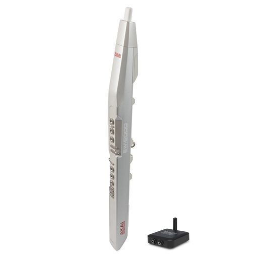 AkaiProfessionalEWI5000ウインドシンセサイザー電子管楽器バッテリー駆動ワイヤレスサウンドライブラリ内蔵ブレスセンサー搭載アカイプロイーウィー白