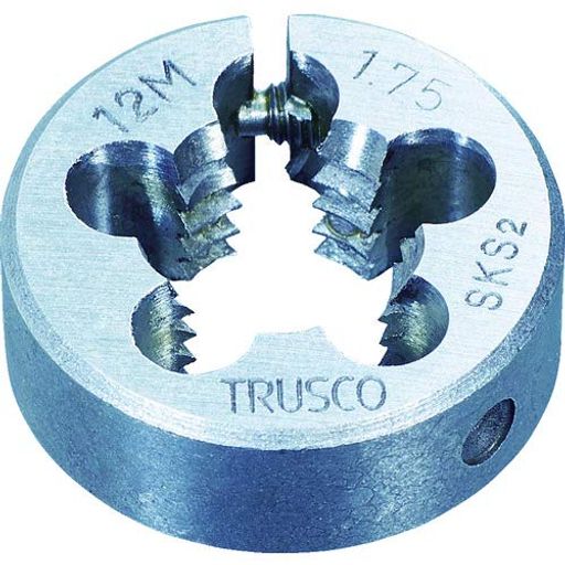 TRUSCO(トラスコ)丸ダイス型50径M22x2.5(SKS)T50D-22X2.5