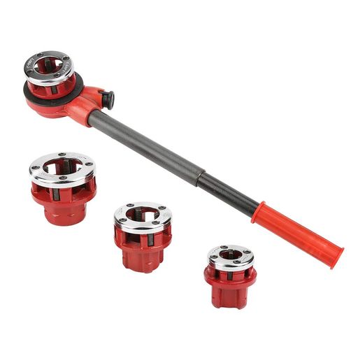 導管ねじ切り機 ねじ切り機 手動 1/2” 3/4” 1” 1-1 / 4 ” 導管ねじ切り一揃いの道具 ねじ切り ねじ切り機械類 ジンクメッキ管と鉄管のねじ切りやり方に当て嵌める (62B 4天下太平背広)