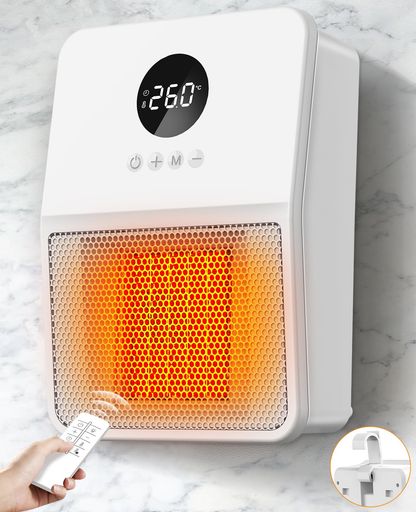 楽天市場】ヒーター壁掛け人感センサー付きセラミックヒーター【ヒート